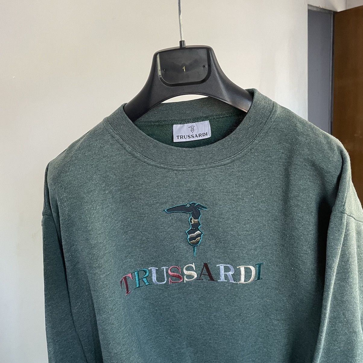 Trussardi × Vintage Vintage Trussardi Crewneck SweatShirt! Size US S / EU 44-46 / 1 - 1 Thumbnail