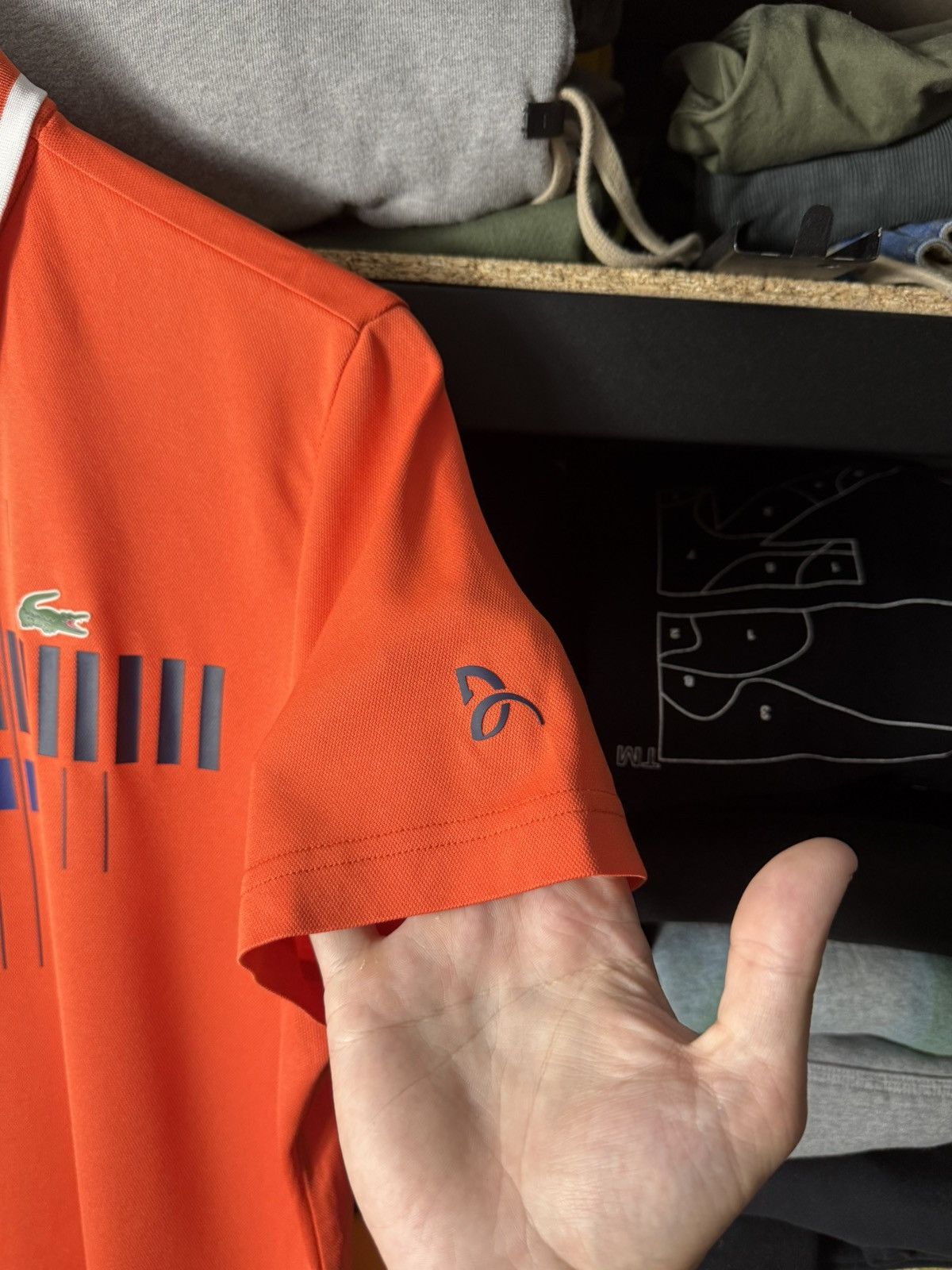 Lacoste Lacoste Sport Novak Djokovic Tennis Polo Shirt Orange Size M Size US M / EU 48-50 / 2 - 5 Thumbnail