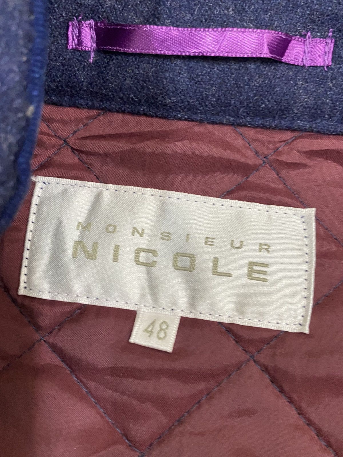 Nicole Club Monsieur Nicole Quilted Hooded Coat (Size 48) Size US S / EU 44-46 / 1 - 6 Thumbnail