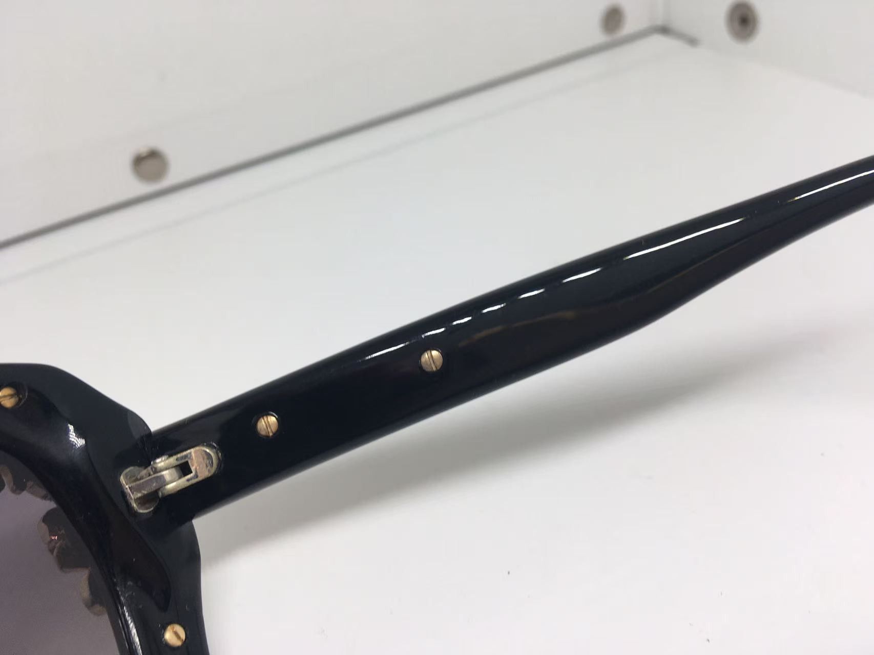 Other Handmade Black Acetate Oversize Sunglasses Frame Size ONE SIZE - 4 Thumbnail
