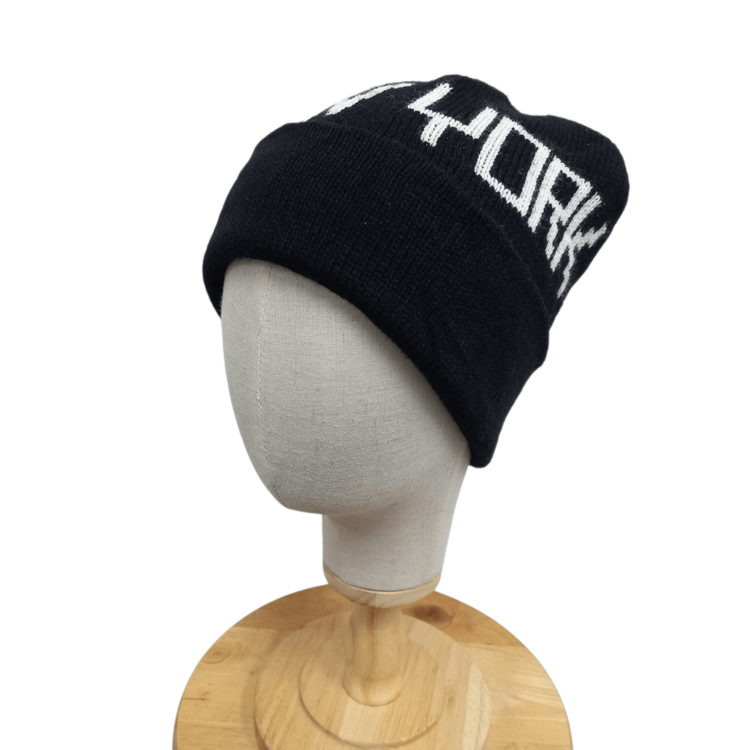 Japanese Brand 💥 New york hat & co spellout made in usa beanie hat Size ONE SIZE - 1 Thumbnail