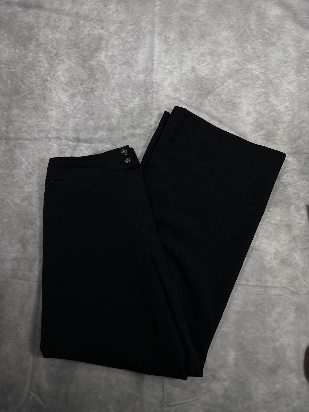 Chanel 90s Chanel Tailored Trousers Size 28" / US 6 / IT 42 - 1 Thumbnail