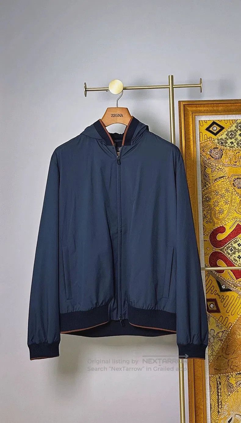 Loro Piana Loro Piana Bomber Jacket with Cashmere Lining. Size US XXL / EU 58 / 5 - 1 Thumbnail