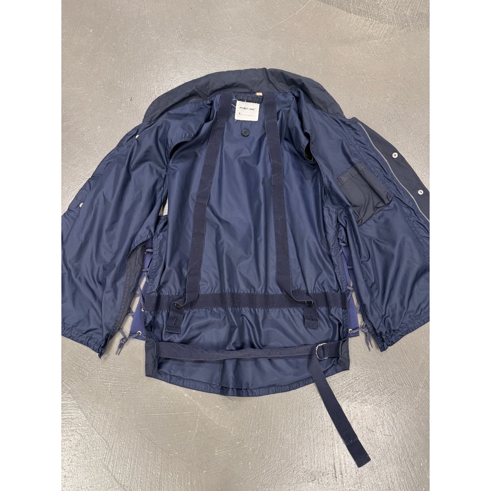 Helmut Lang 1999 Helmut Lang Astro biker m65 flak bondage vest Size US M / EU 48-50 / 2 - 2 Thumbnail