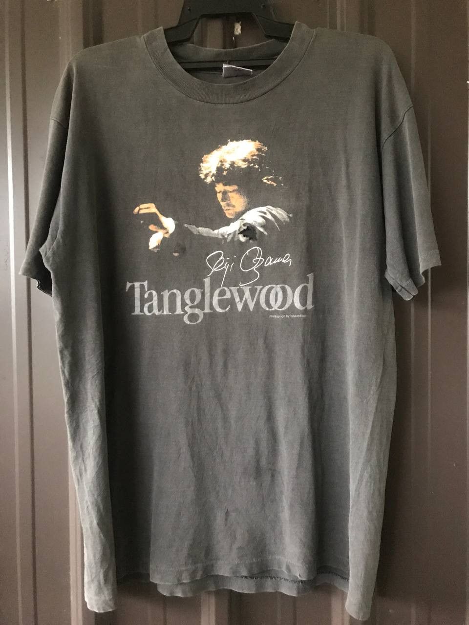 Band Tees × Vintage Vintage Thrashed Faded Seiji Ozawa Music Director Tee Size US M / EU 48-50 / 2 - 1 Thumbnail