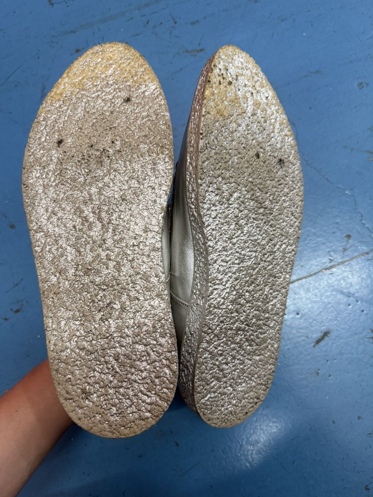 Saint Laurent Paris SAINT LAURENT SILVER CREEPER Size US 12 / EU 45 - 6 Thumbnail