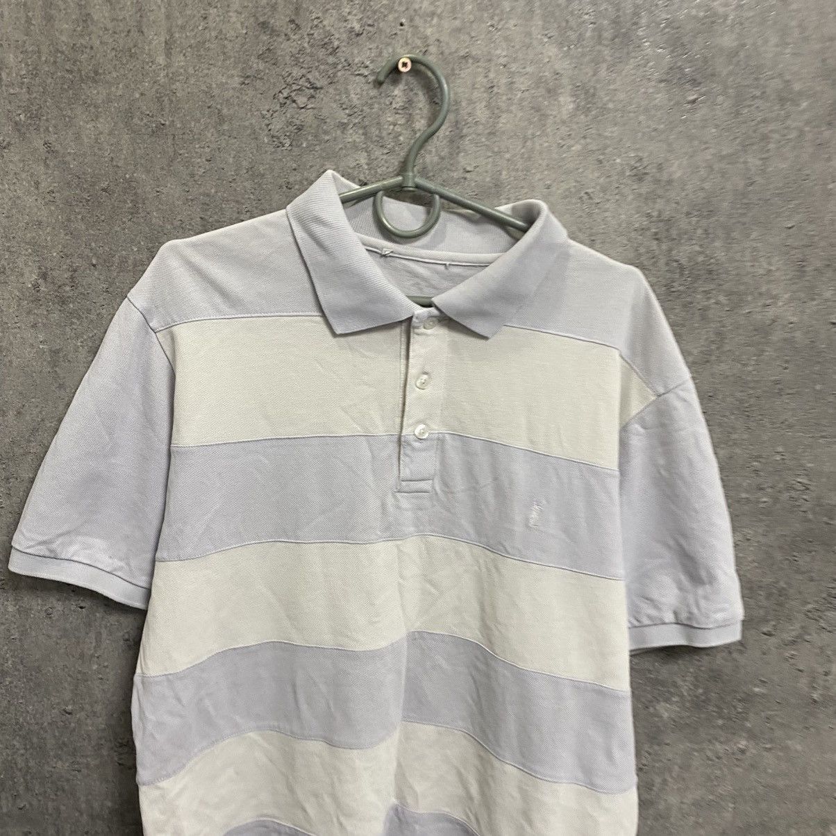 Yves Saint Laurent Vintage Yves Saint Laurent YSL Polo T-Shirt Striped Rugby Size US XL / EU 56 / 4 - 4 Thumbnail