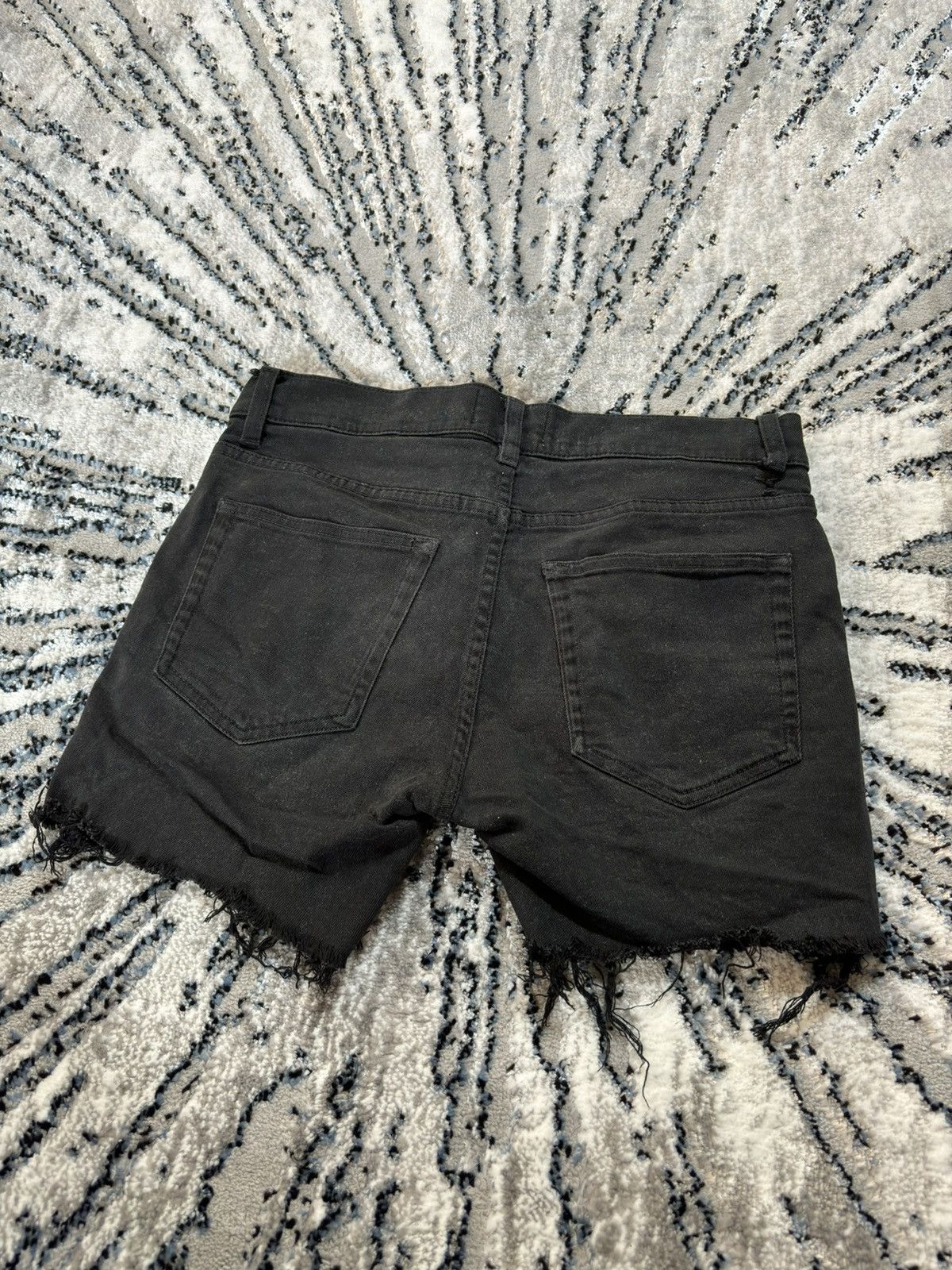 Acne Studios ACNE Shorts Cut Ace Stay Cash Black Denim Jeans Slim Pants Size US 30 / EU 46 - 2 Thumbnail