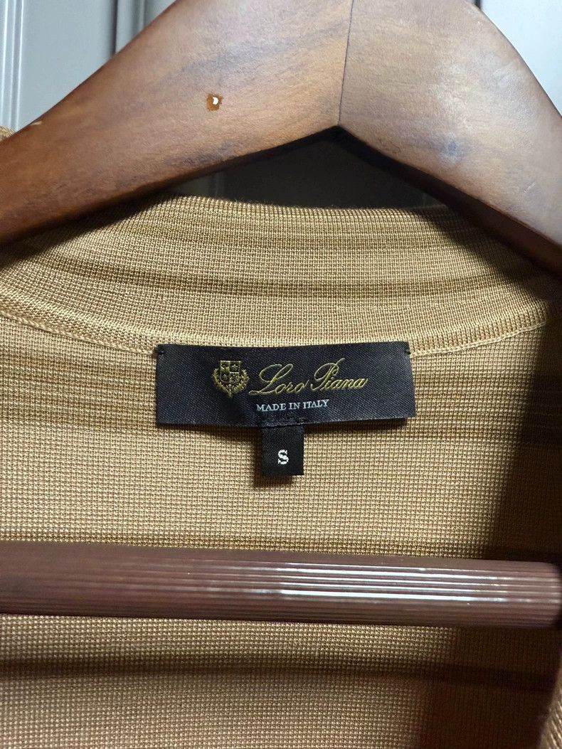 Loro Piana LORO PIANA Silk blended collar long sleeve with side slits Size S / US 4 / IT 40 - 3 Thumbnail