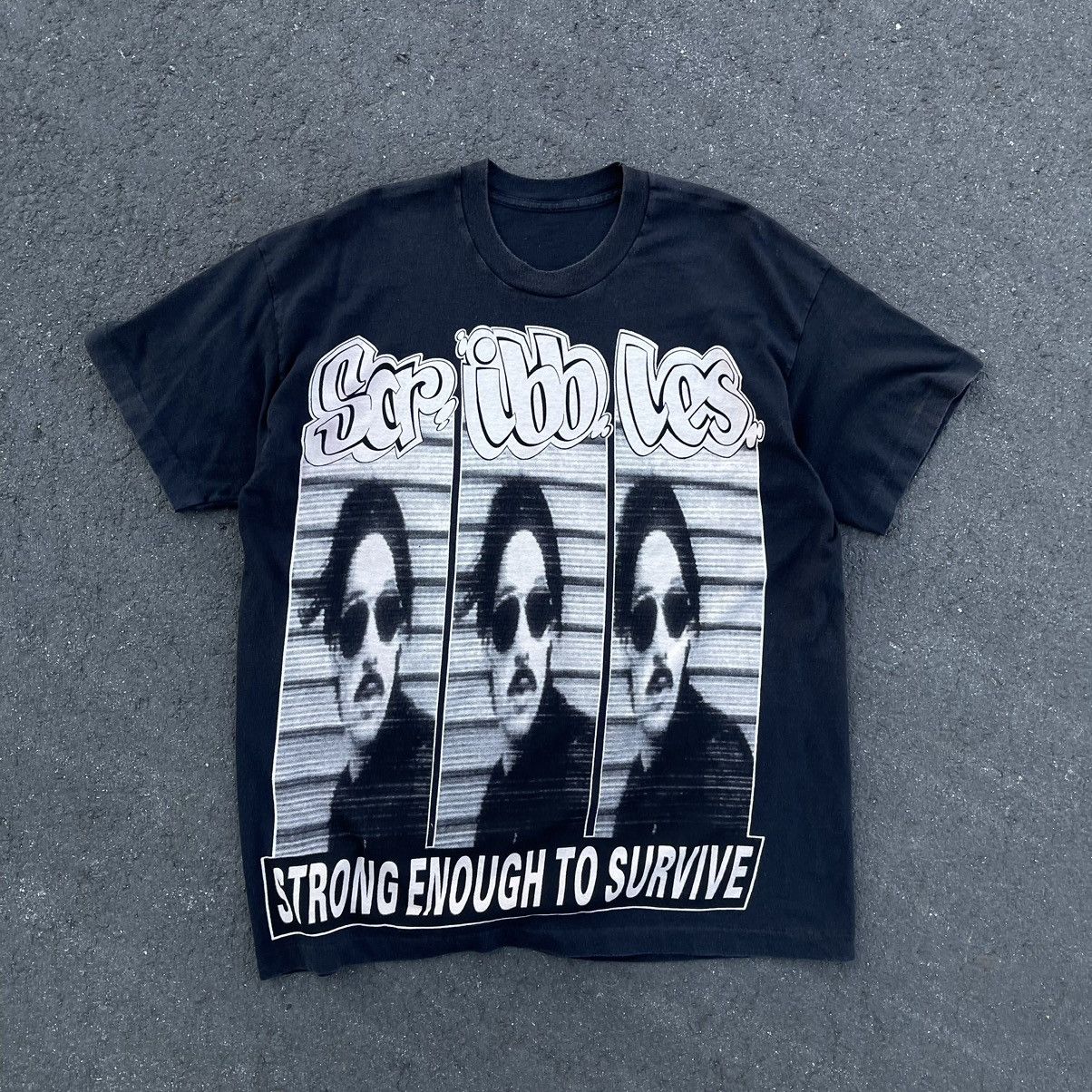 Rap Tees × Vintage VINTAGE 90s SRIBBLES AEROSOLDYNAMICS TEE T-SHIRT GRAFFITI Size US L / EU 52-54 / 3 - 1 Thumbnail