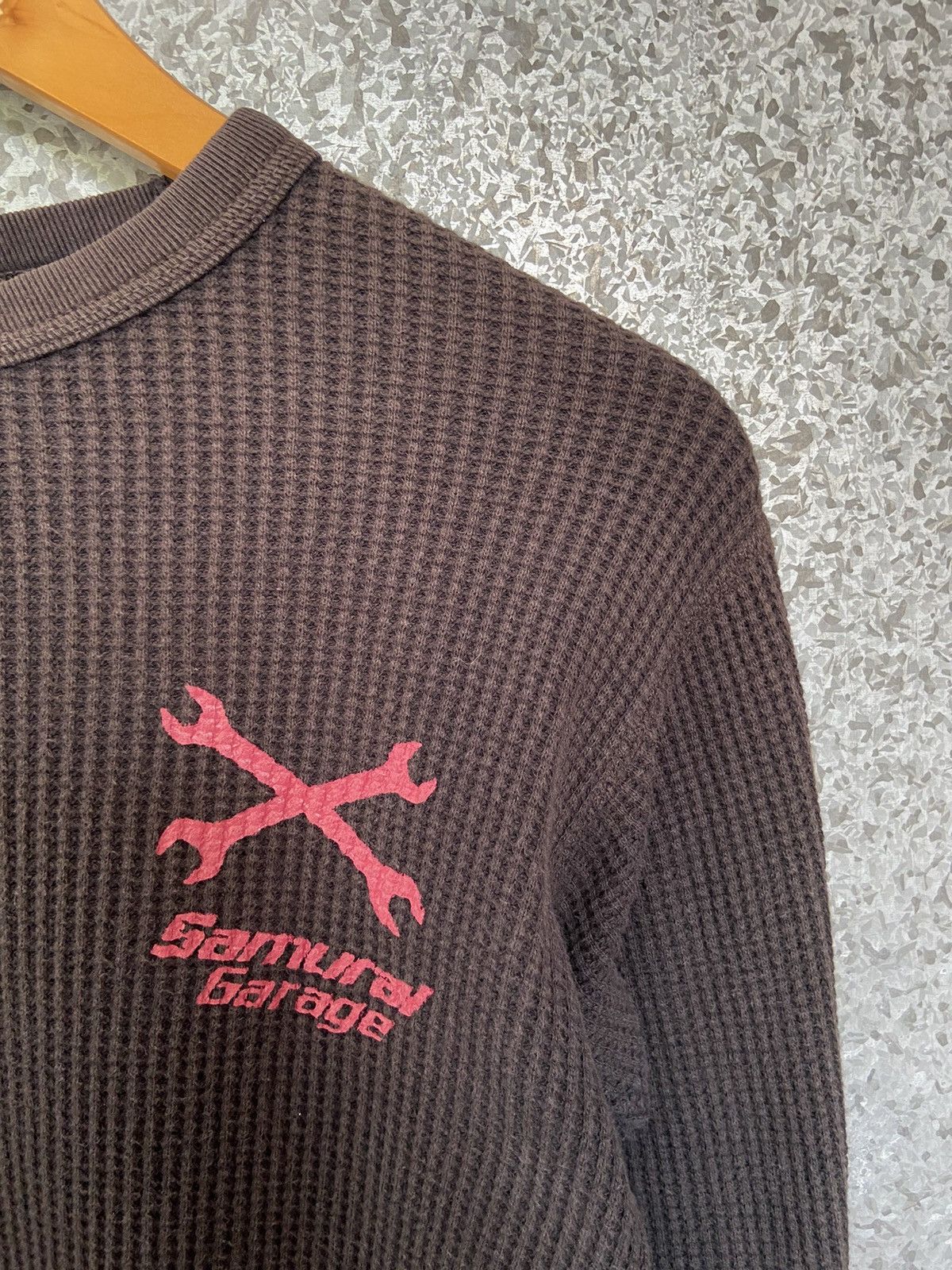 Samurai Jeans 🔥 Sun faded Samurai Garage t shirt long sleeve Size US S / EU 44-46 / 1 - 4 Thumbnail