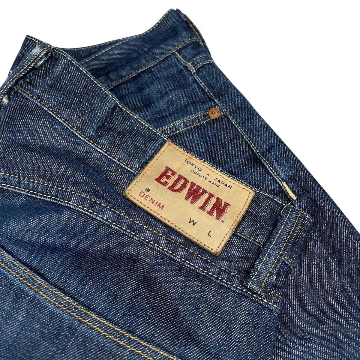Edwin × Japanese Brand Edwin Japan ED-47 Relugar Straight Denim Jeans Size US 34 / EU 50 - 7 Thumbnail
