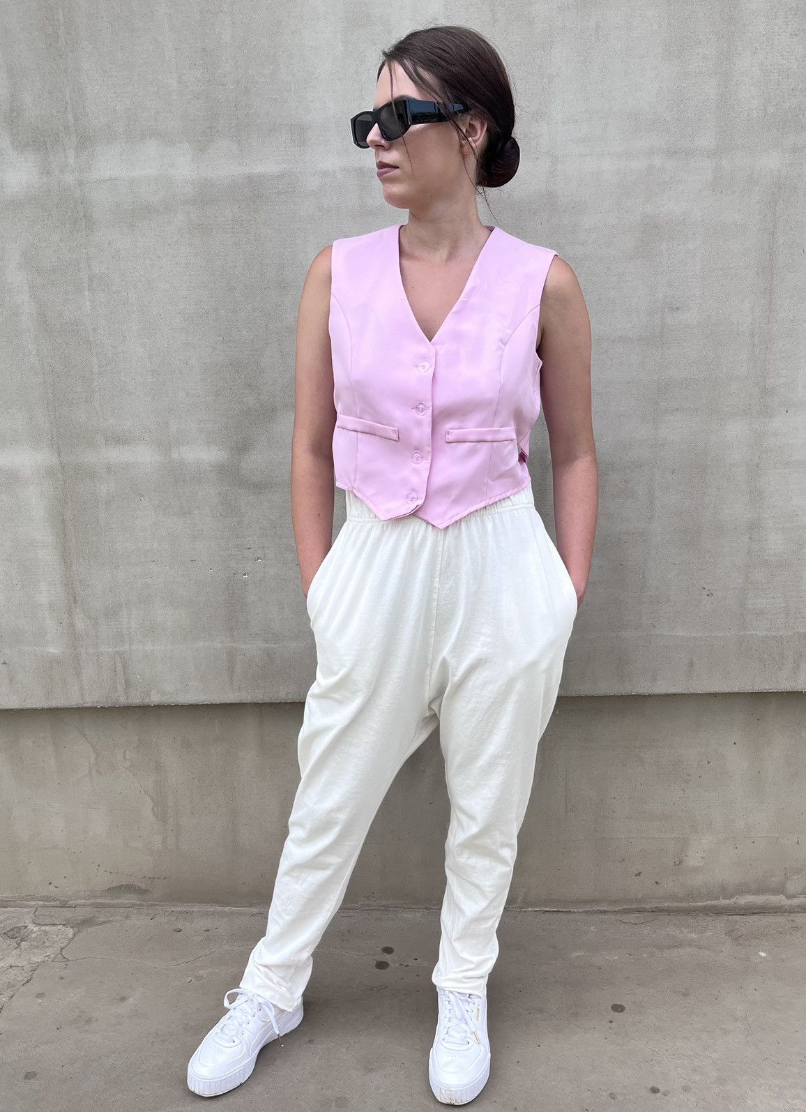 Album di Famiglia Album Di Famiglia Unisex Pants New Basic HC Milk White SizeS Size 25" / US 0 / IT 36 - 1 Thumbnail