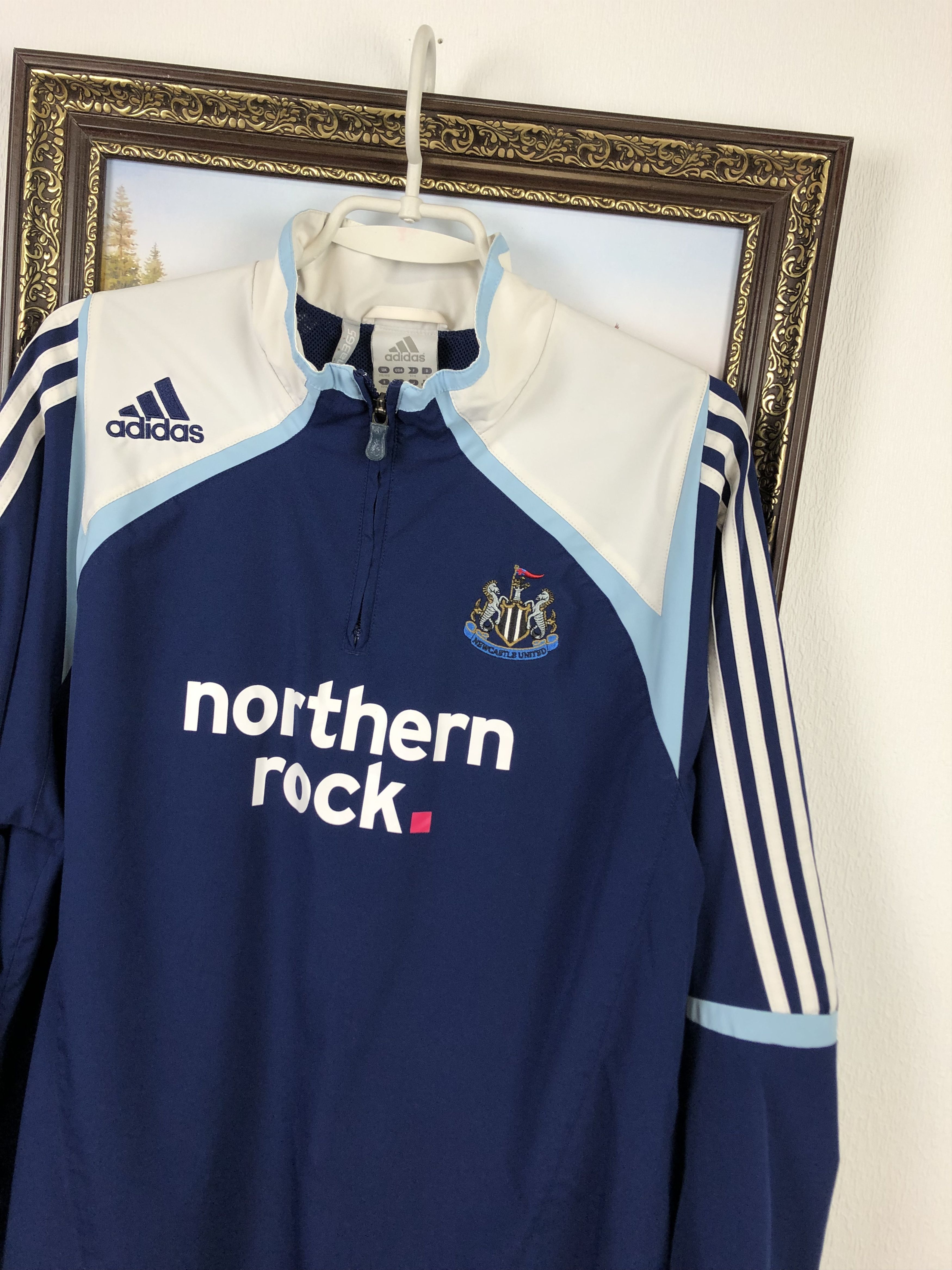 Adidas Newcastle United Vintage Football Sweatshirt Jacket Rare Size US M / EU 48-50 / 2 - 4 Thumbnail