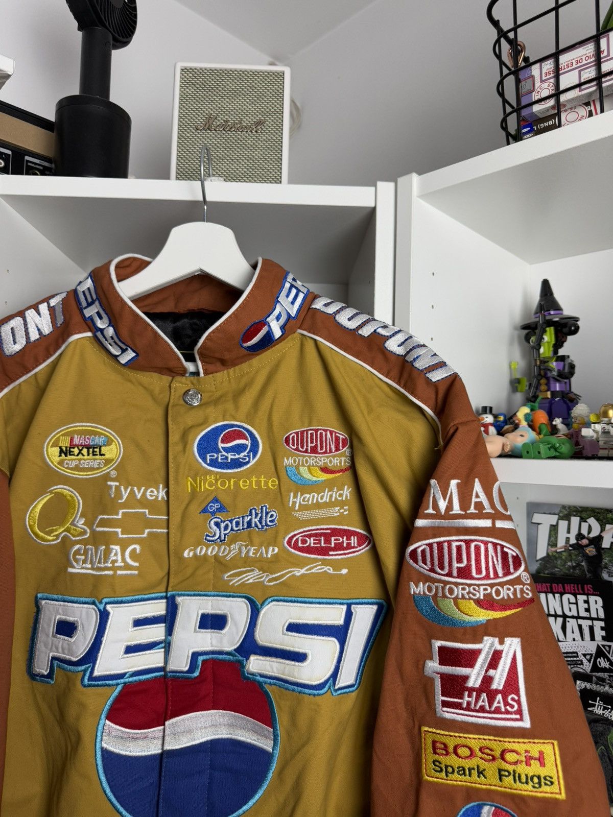 NASCAR Vintage 90s Nascar by JH Design moto racing biker jacket Size US M / EU 48-50 / 2 - 5 Thumbnail