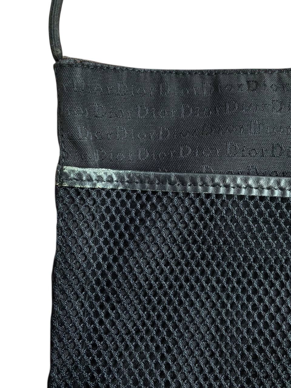 Dior 2000’s Dior Monogram Black Square Shoulder Bag Size ONE SIZE - 10 Thumbnail