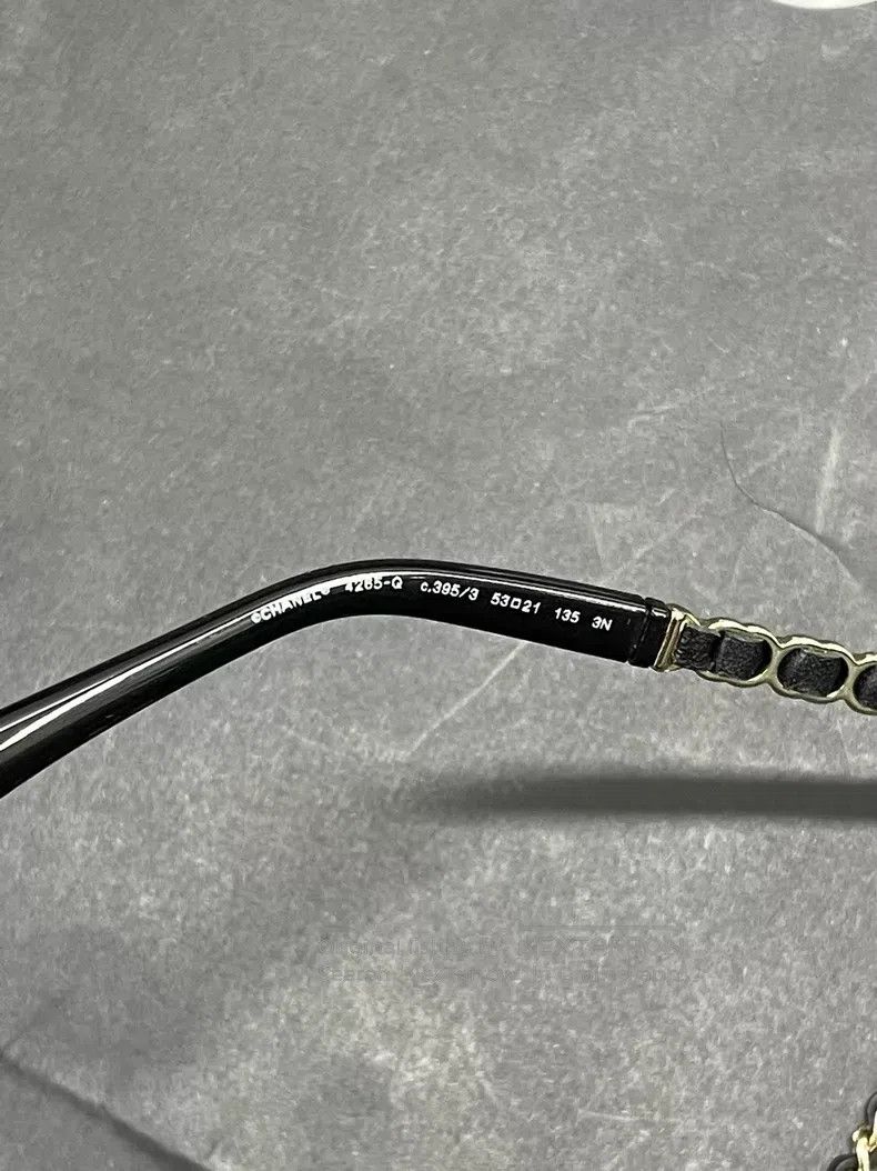 Chanel Chanel Leather wearing chain full of logo sunglasses Size ONE SIZE - 7 Thumbnail