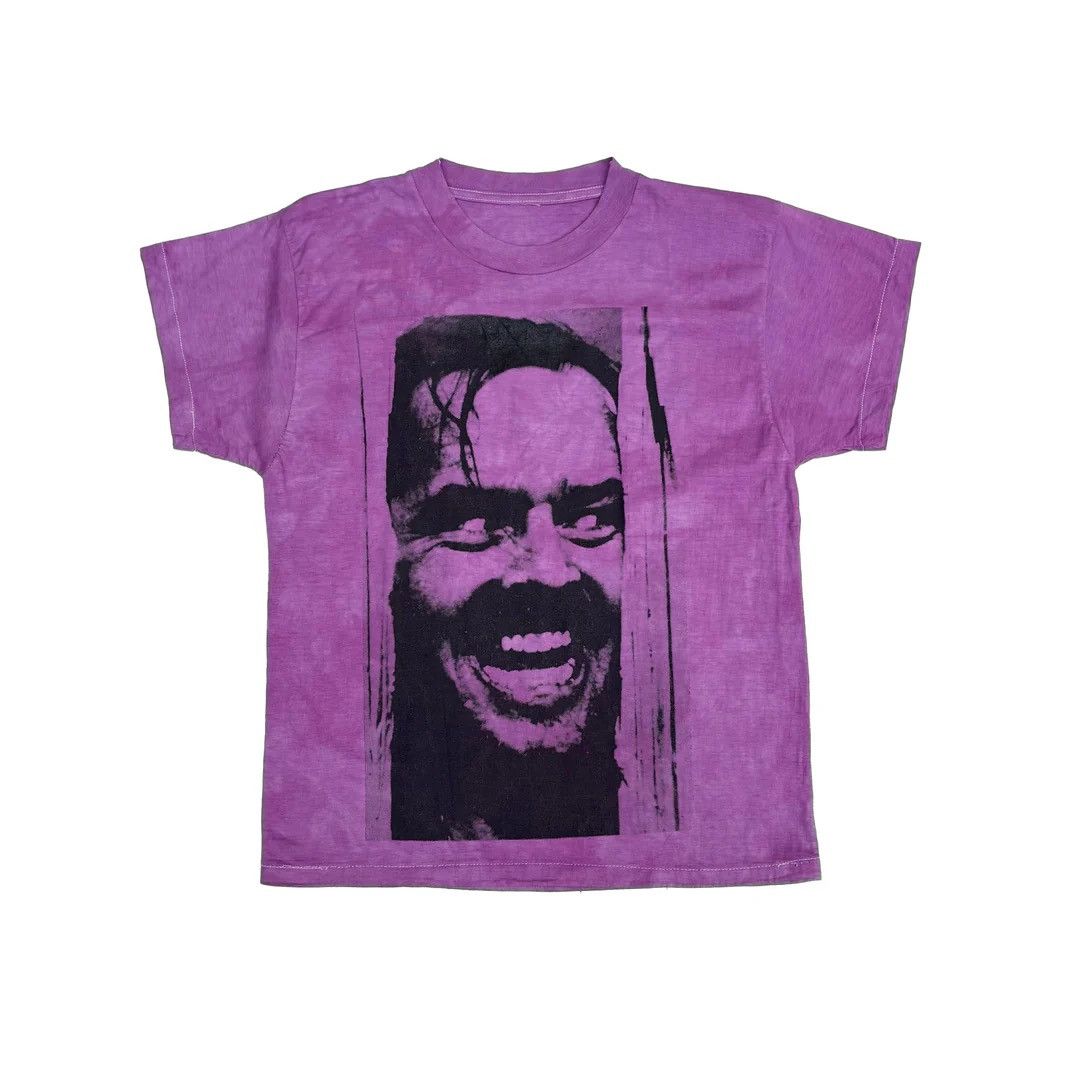 Vintage Shining 1990 90s Jack Nicholson Horror Movie Rare T-Shirt Size L / US 10 / IT 46 - 1 Thumbnail