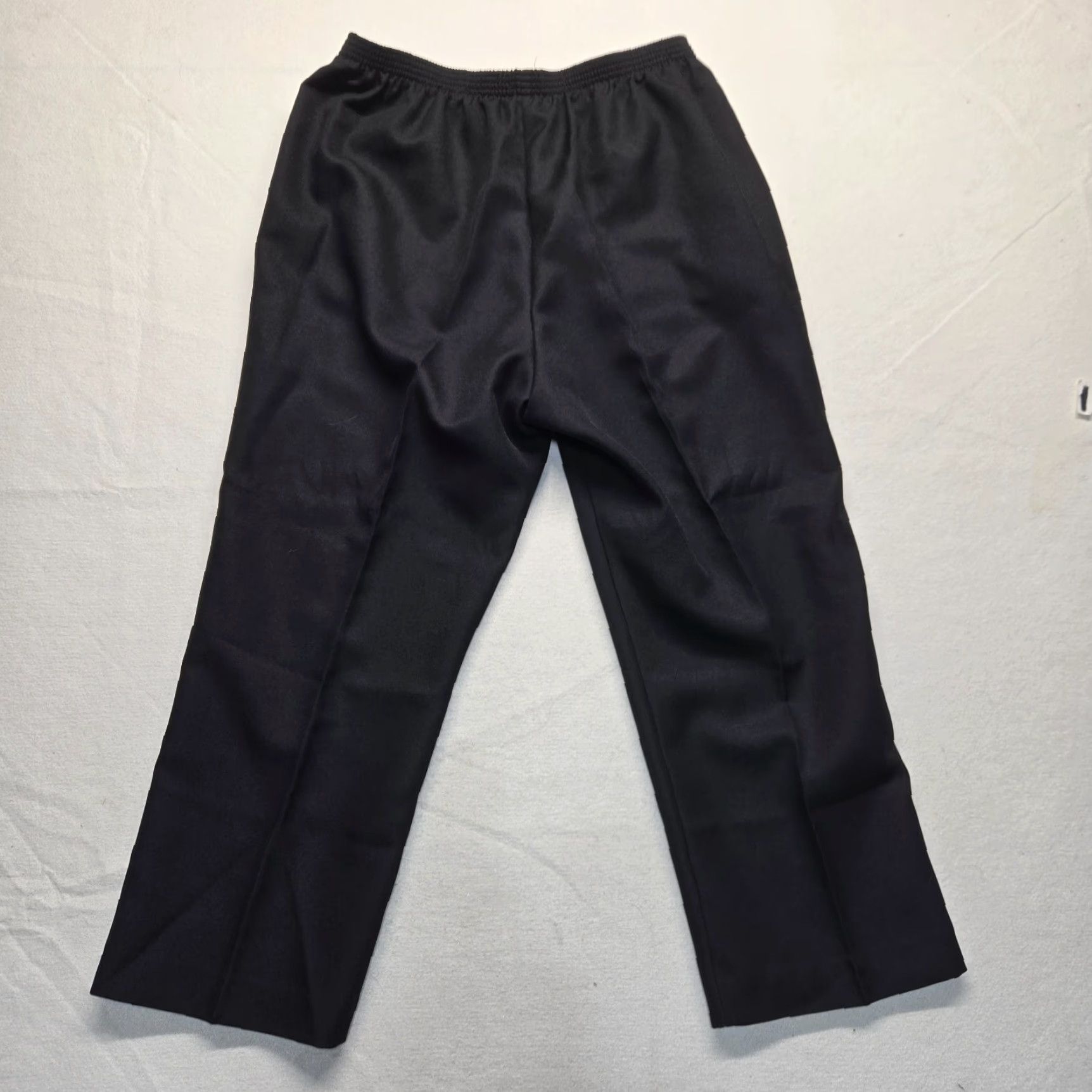 Vintage Alfred Dunner Pants Womens Size 16 Black White Checks Elastic Waist Pull On Dress Pants Size 38" / US 16 / IT 52 - 8 Thumbnail