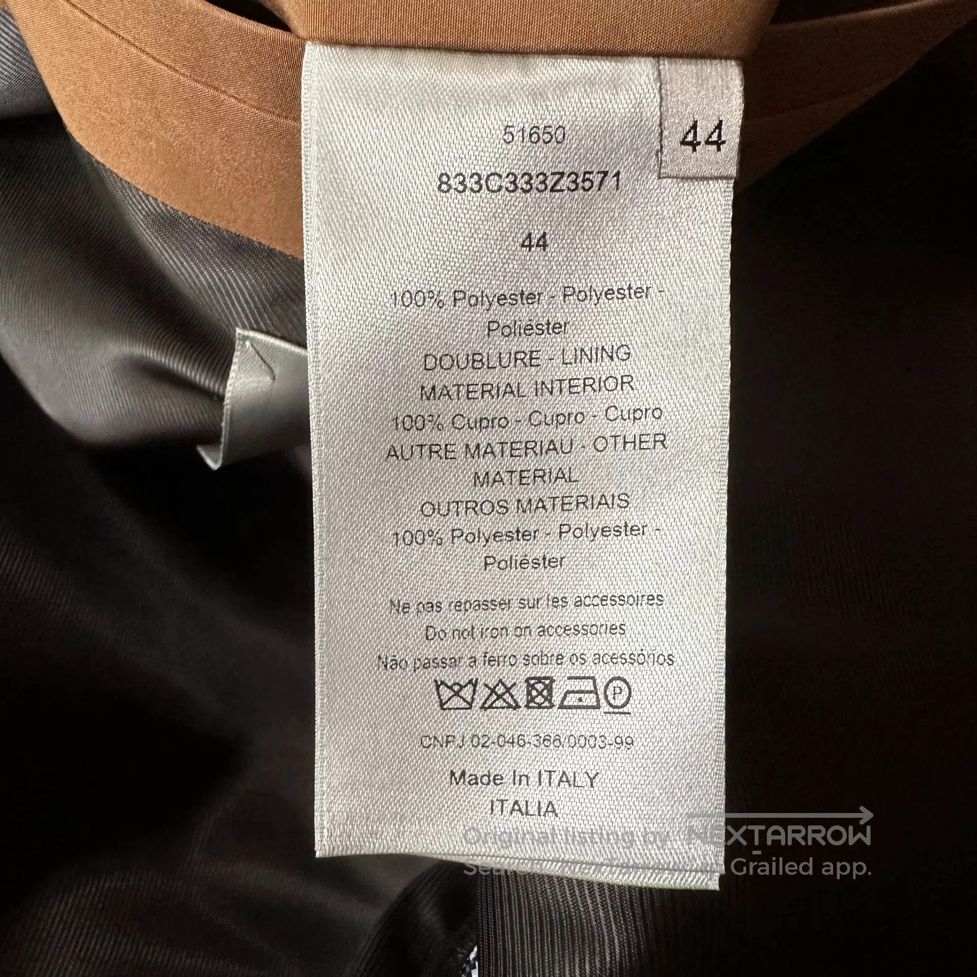 Dior Dior Homme 18FW Bee Khaki Trench Coat. Size US S / EU 44-46 / 1 - 6 Thumbnail