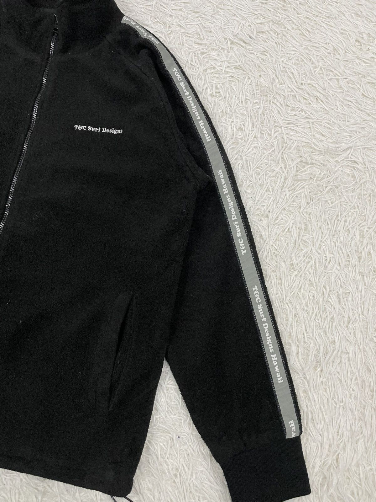 Japanese Brand T&C SURF DESIGNS HAWAII FLEECE SWEATER JACKET SIDE TAPE Size US M / EU 48-50 / 2 - 3 Thumbnail