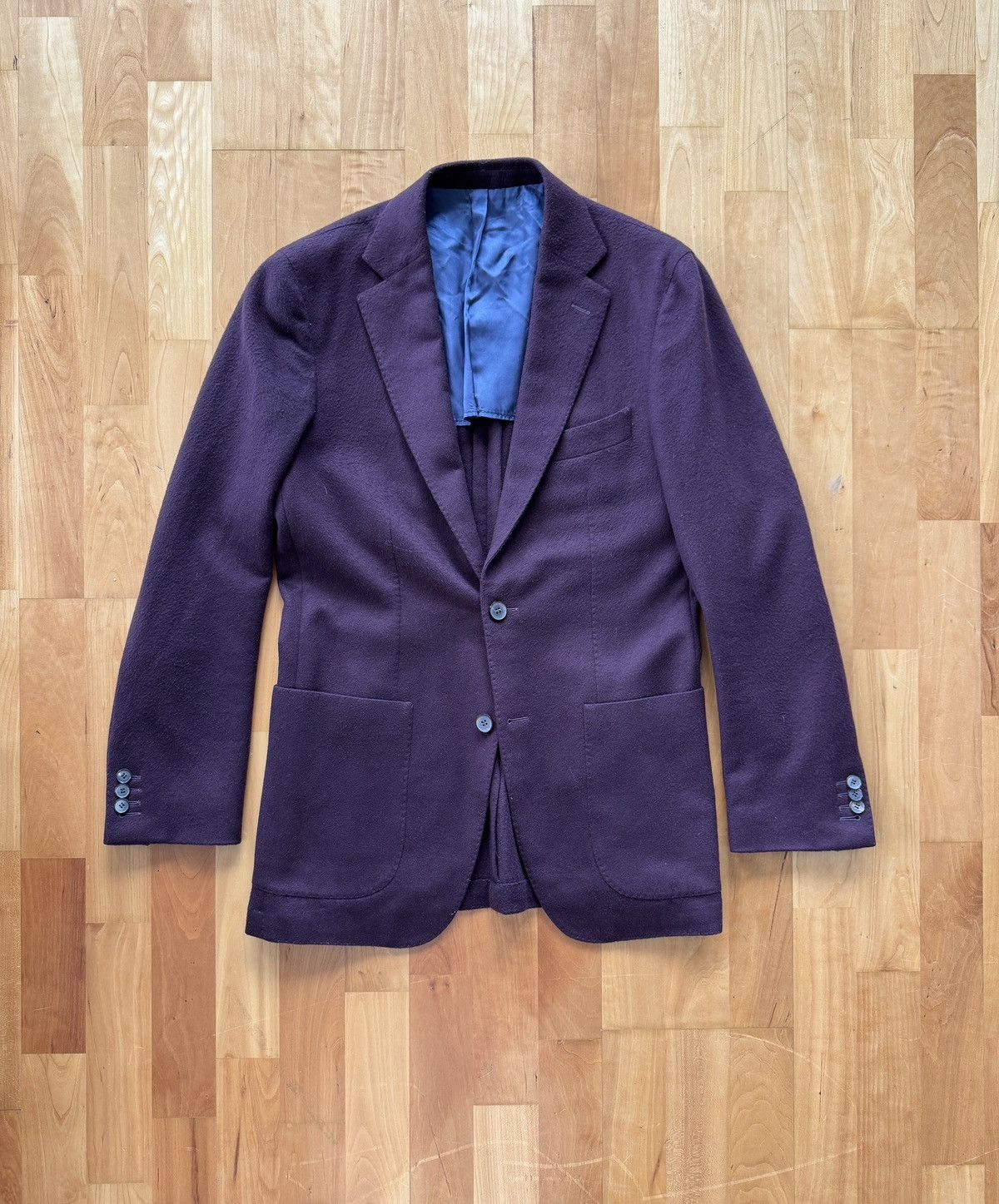 Suitsupply Suitsupply 36R Burgundy Cashmere Havana Jacket Size 36R - 1 Thumbnail