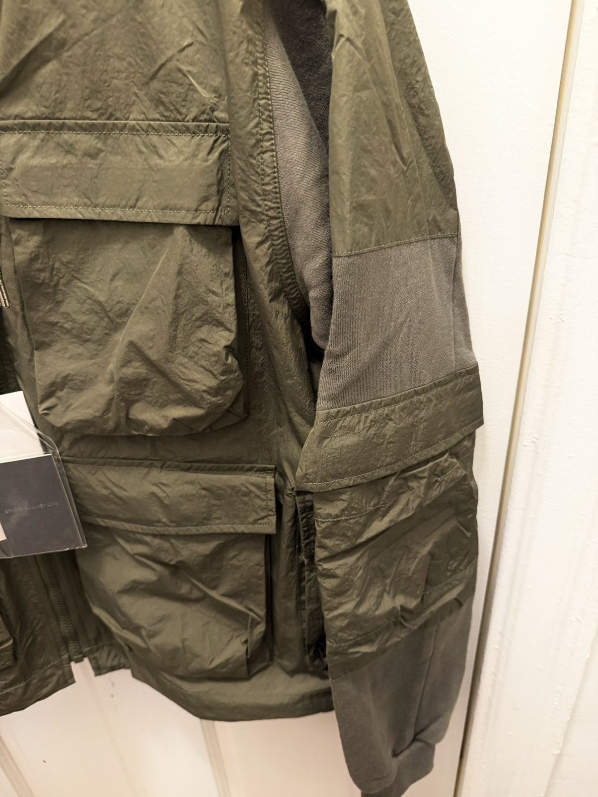 John Elliott NWT $450 Hybrid Panel Military Jacket Size US L / EU 52-54 / 3 - 2 Thumbnail
