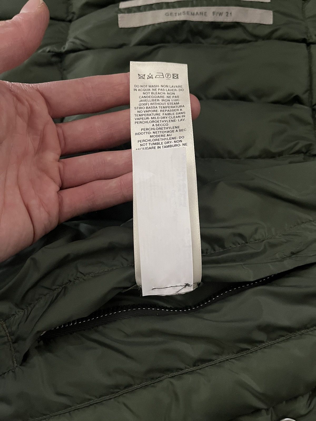 Rick Owens Rick Owens Green bomber liner Jacket Cropped sz 54 Size US L / EU 52-54 / 3 - 12 Thumbnail