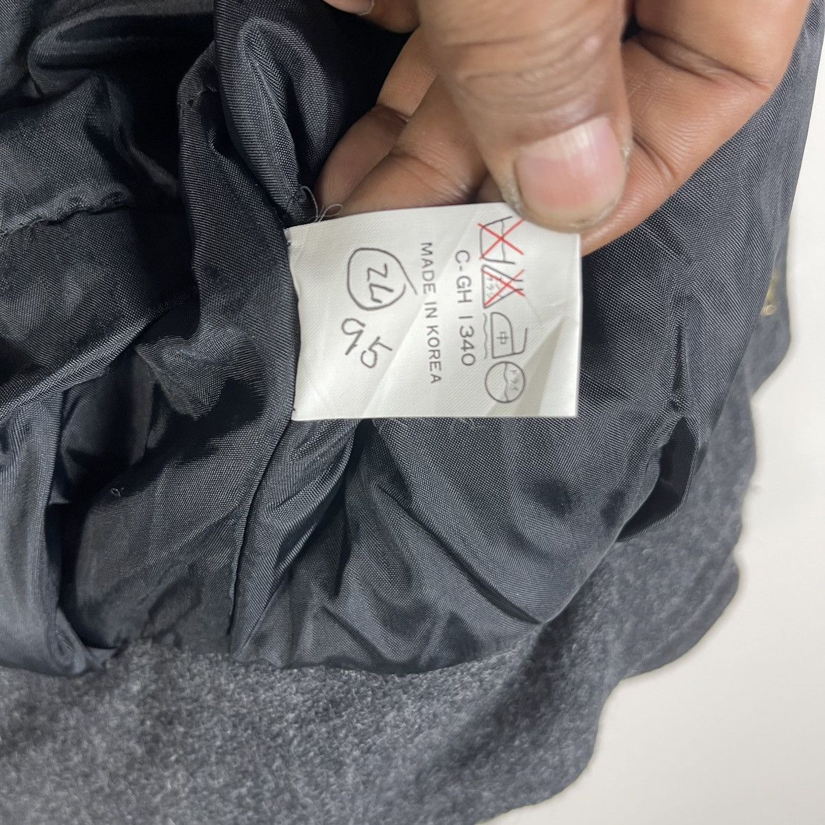 Issey Miyake Vintage Issey Miyake Inspired Cross Breed Wool Bomber Style Size US L / EU 52-54 / 3 - 7 Thumbnail