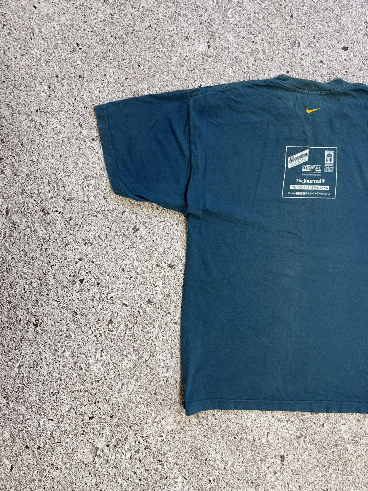 Nike × Vintage Vintage 1999 Nike The Blaydon New Castle Running T-shirt Size US XXL / EU 58 / 5 - 6 Thumbnail