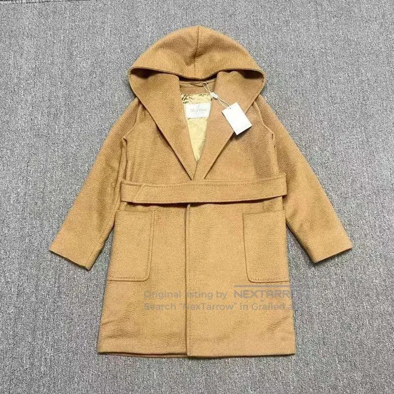 Max Mara MaxMara Camel Cotton Hooded Coat for Women . Size S / US 4 / IT 40 - 1 Thumbnail