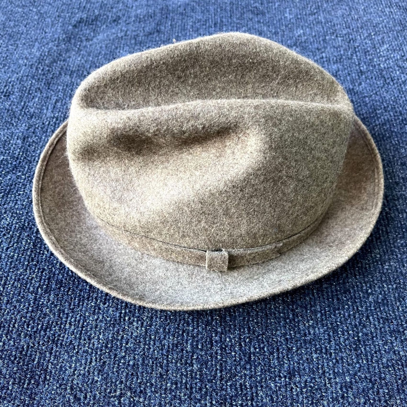 Pendleton VINTAGE Pendleton Fedora Hat Mens Brown Wool Felt Fitted Satin-Lined Crown Trilby Classic Size ONE SIZE - 2 Thumbnail