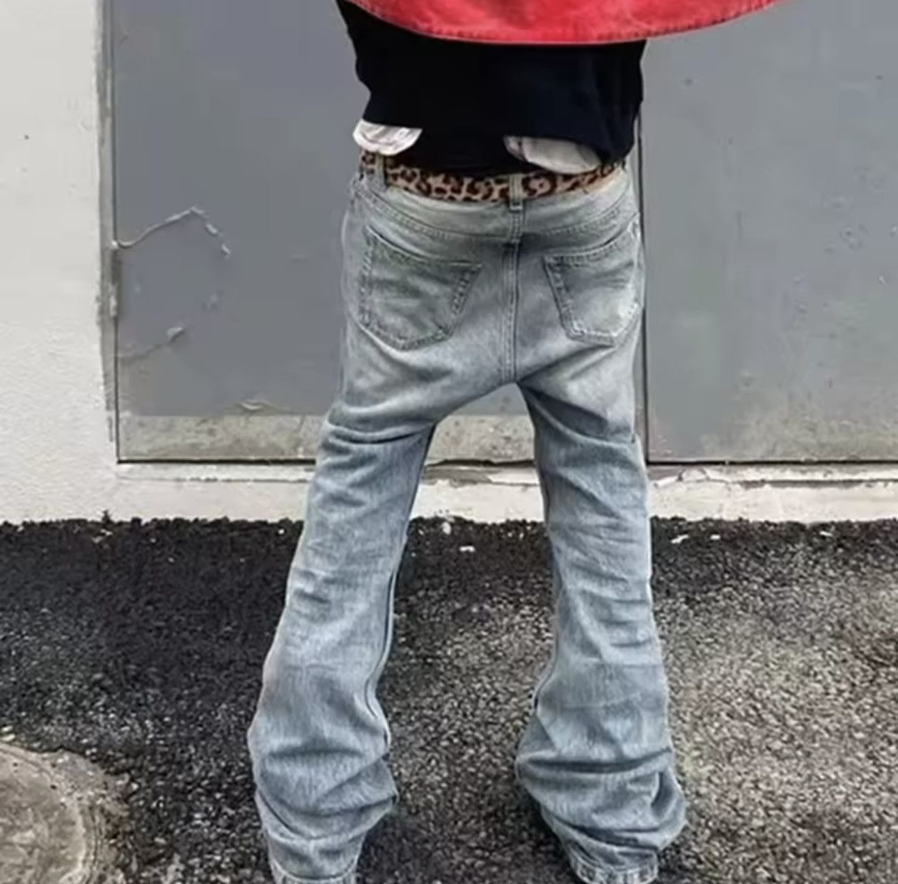 Denime × Jean × Vintage Harajuku Streetwear Washed Vintage Solid Jeans Size US 32 / EU 48 - 4 Thumbnail