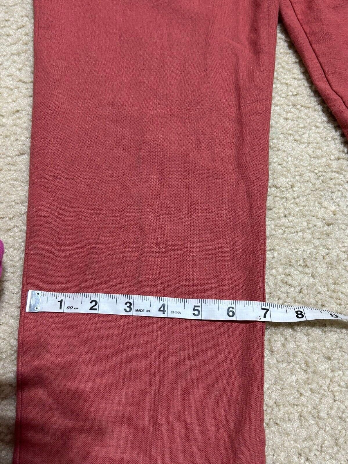 Designer Mind Code Rust Button-Front Jumpsuit with Pockets - Size S Size 28" / US 6 / IT 42 - 8 Thumbnail