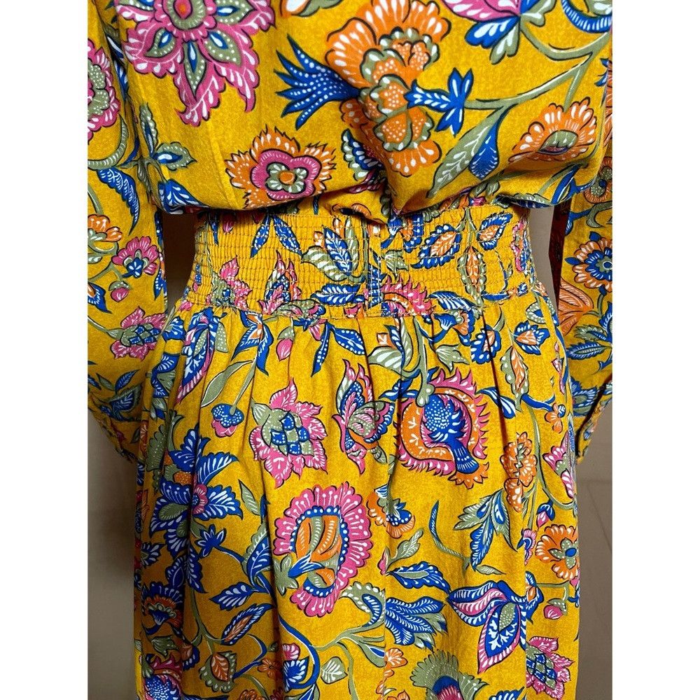 House of Harlow NWT New House of Harlow 1960 Cheyna Orange Floral Bohemian Size S / US 4 / IT 40 - 5 Thumbnail
