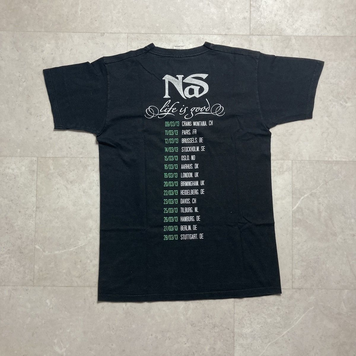 Rap Tees vintage nas life is good rap tour tee Size US S / EU 44-46 / 1 - 6 Thumbnail