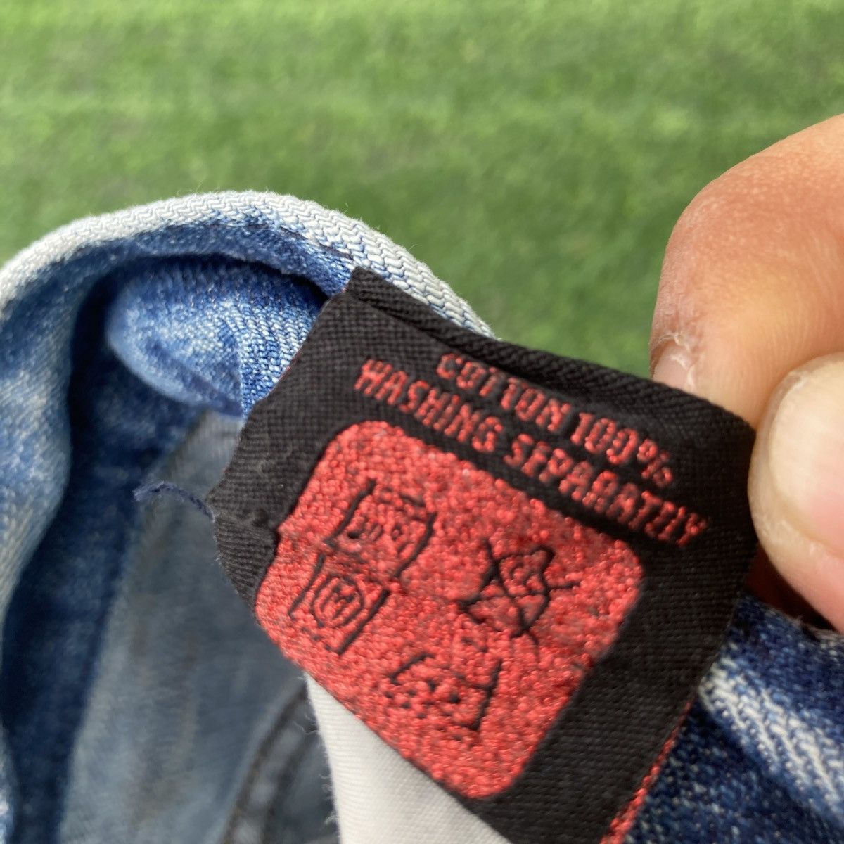 If Six Was Nine × Japanese Brand HOTCHKISS DENIM FLARED DISTRESSED JEANS Size US 28 / EU 44 - 15 Thumbnail