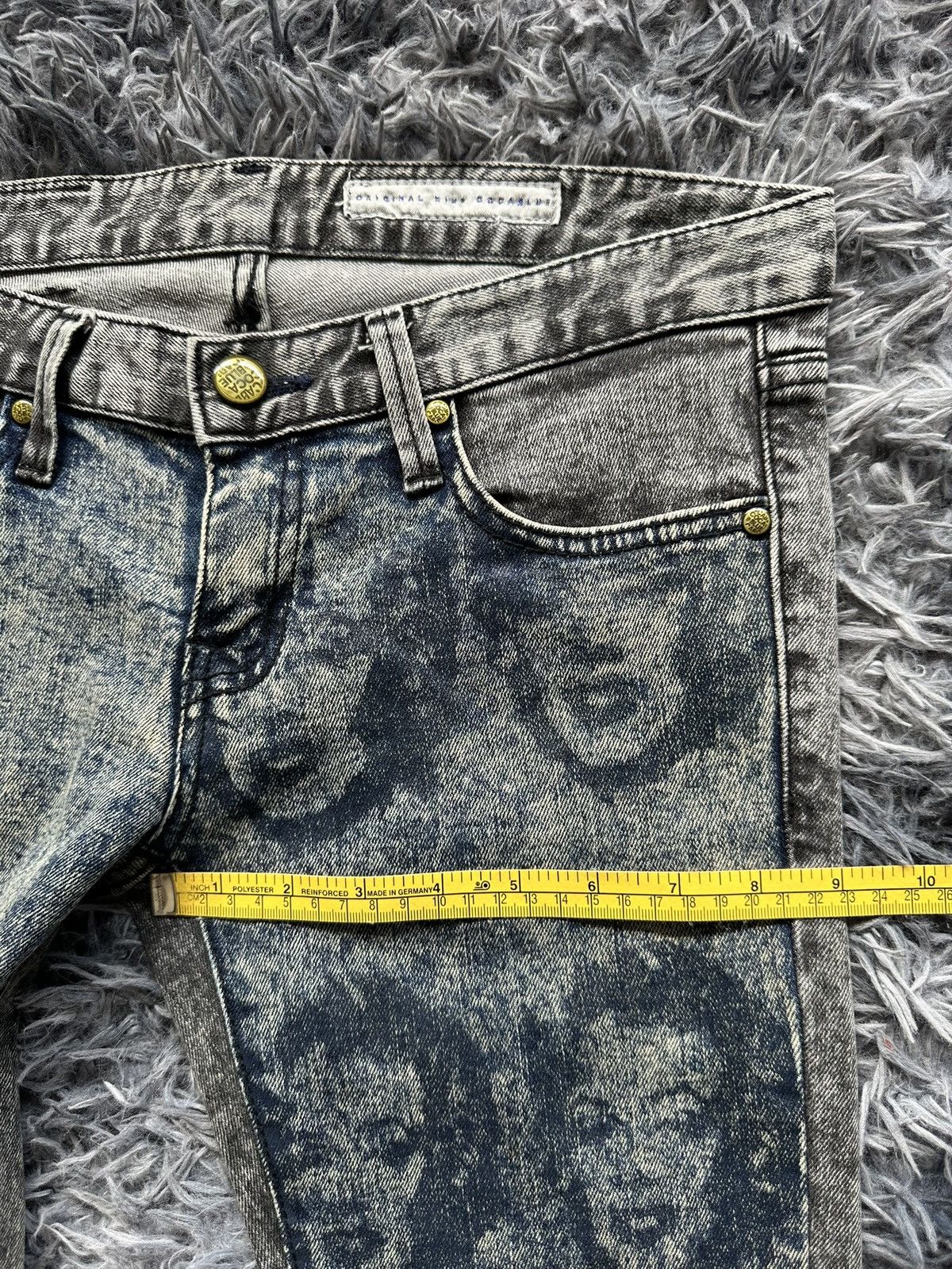 If Six Was Nine 00's Cocablue trompe loeil '' Monroe '' jeans Size US 30 / EU 46 - 14 Thumbnail