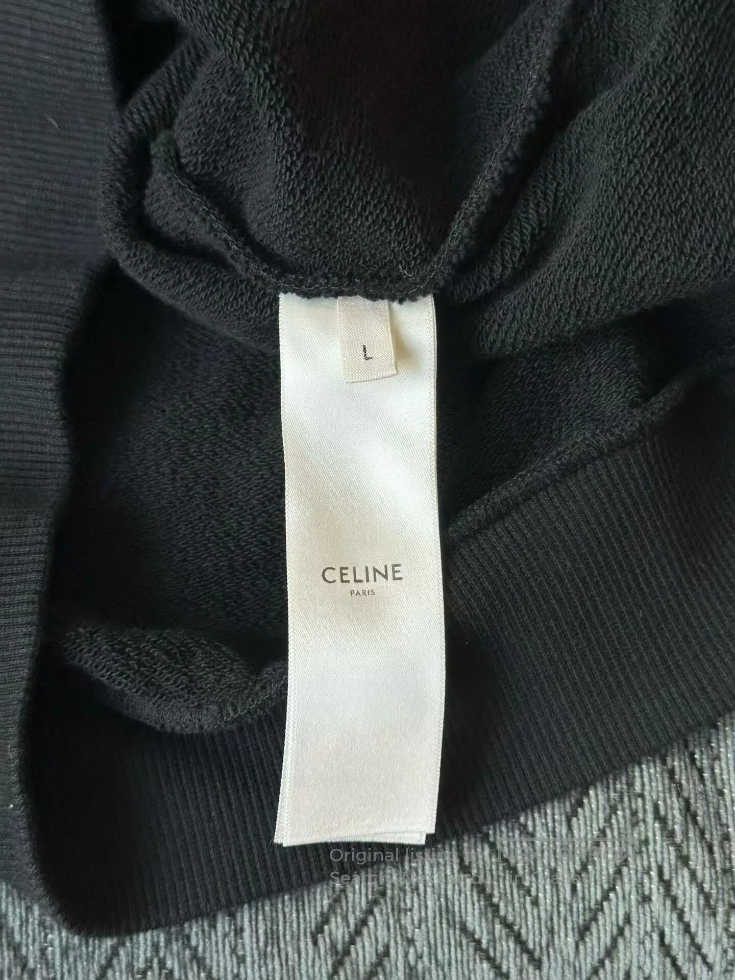 Celine Celine Embroidered Logo Zip Hoodie. Size US L / EU 52-54 / 3 - 4 Thumbnail