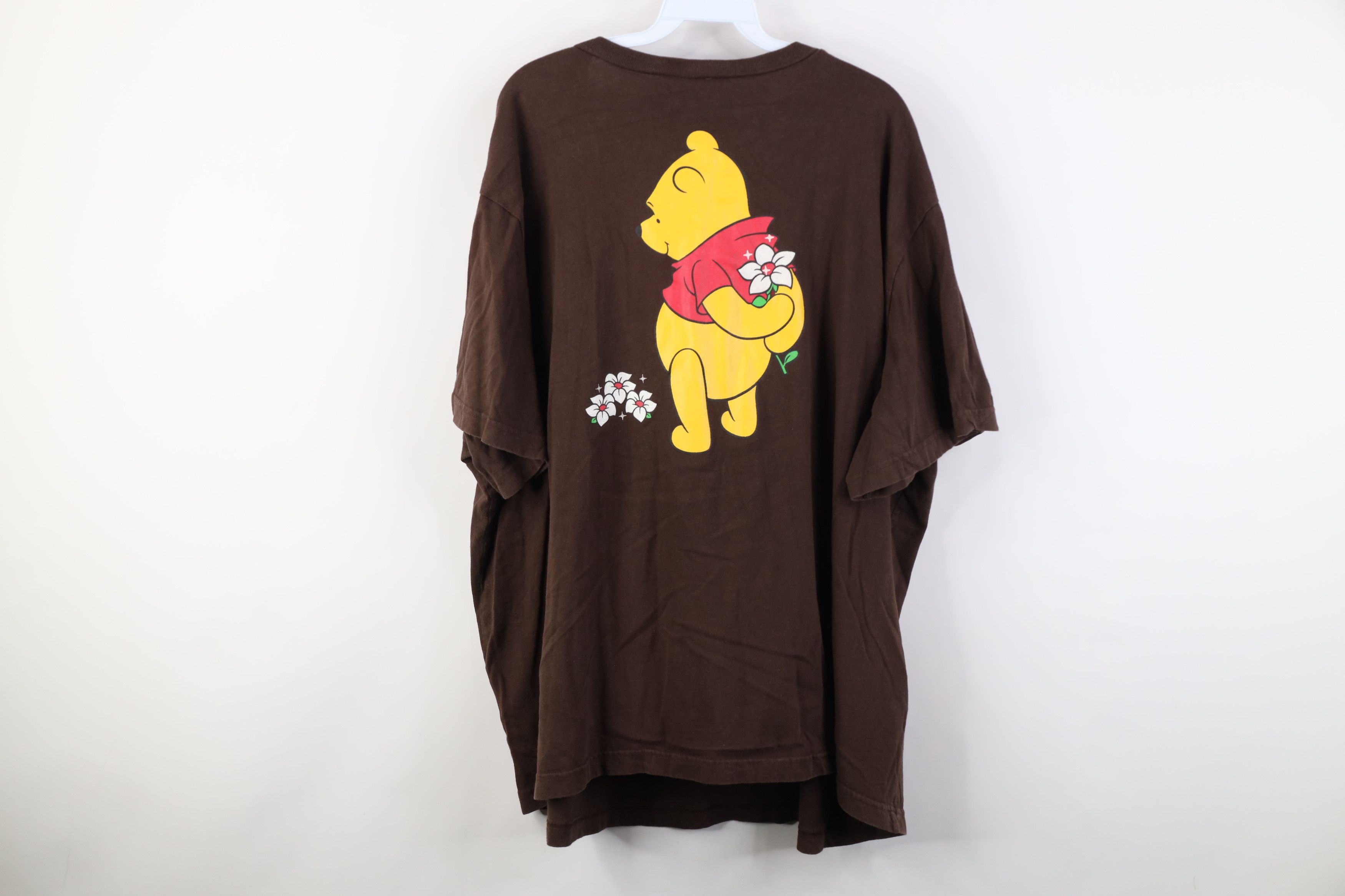 Disney Vintage Disney Winnie the Pooh Short Sleeve T-Shirt Brown Size 4XL / US 24-26 - 12 Thumbnail