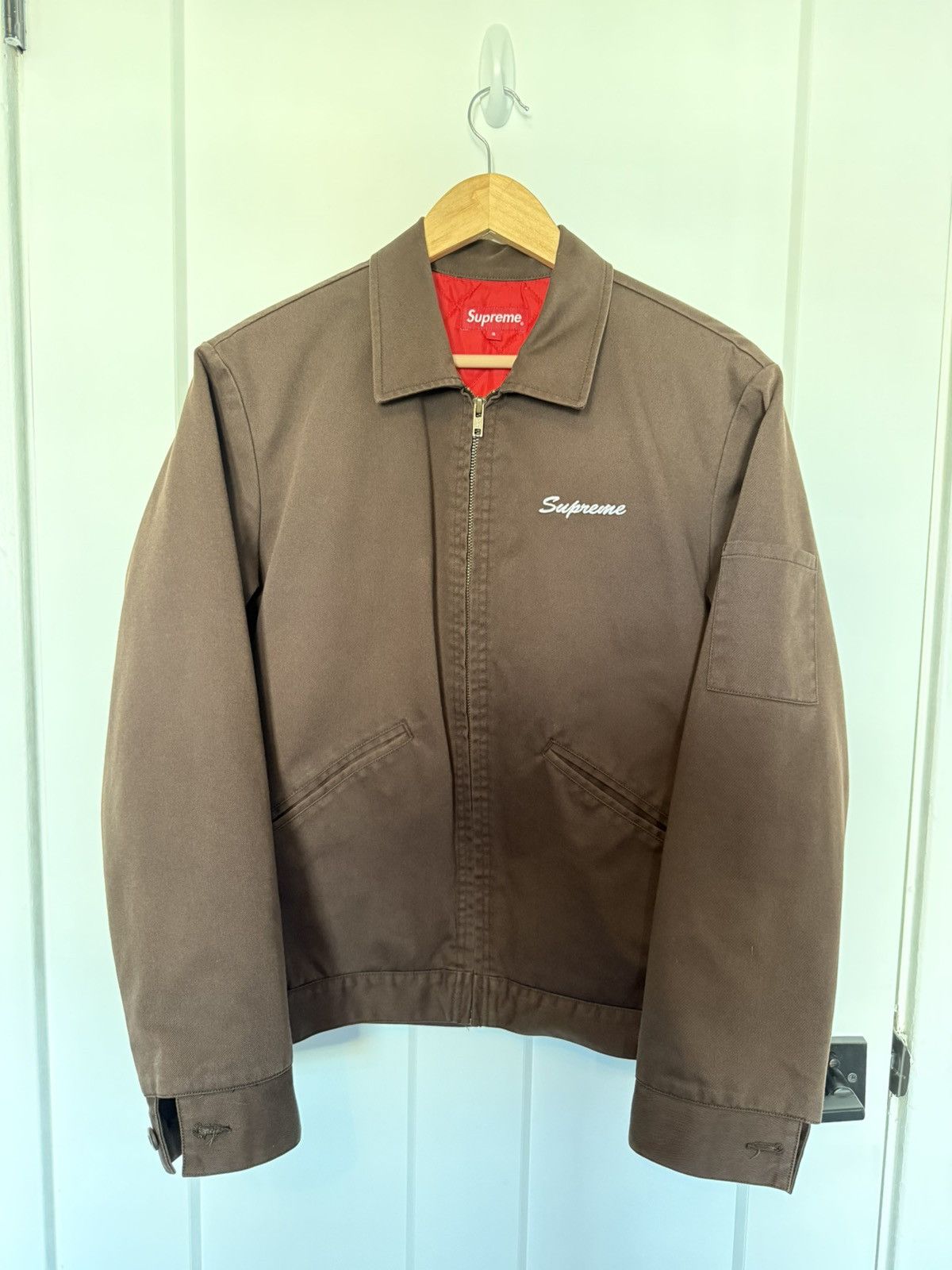 ULTRA RARE SUPREME PLAYBOY FW2016 LIGHT BLUE WORK JACKET