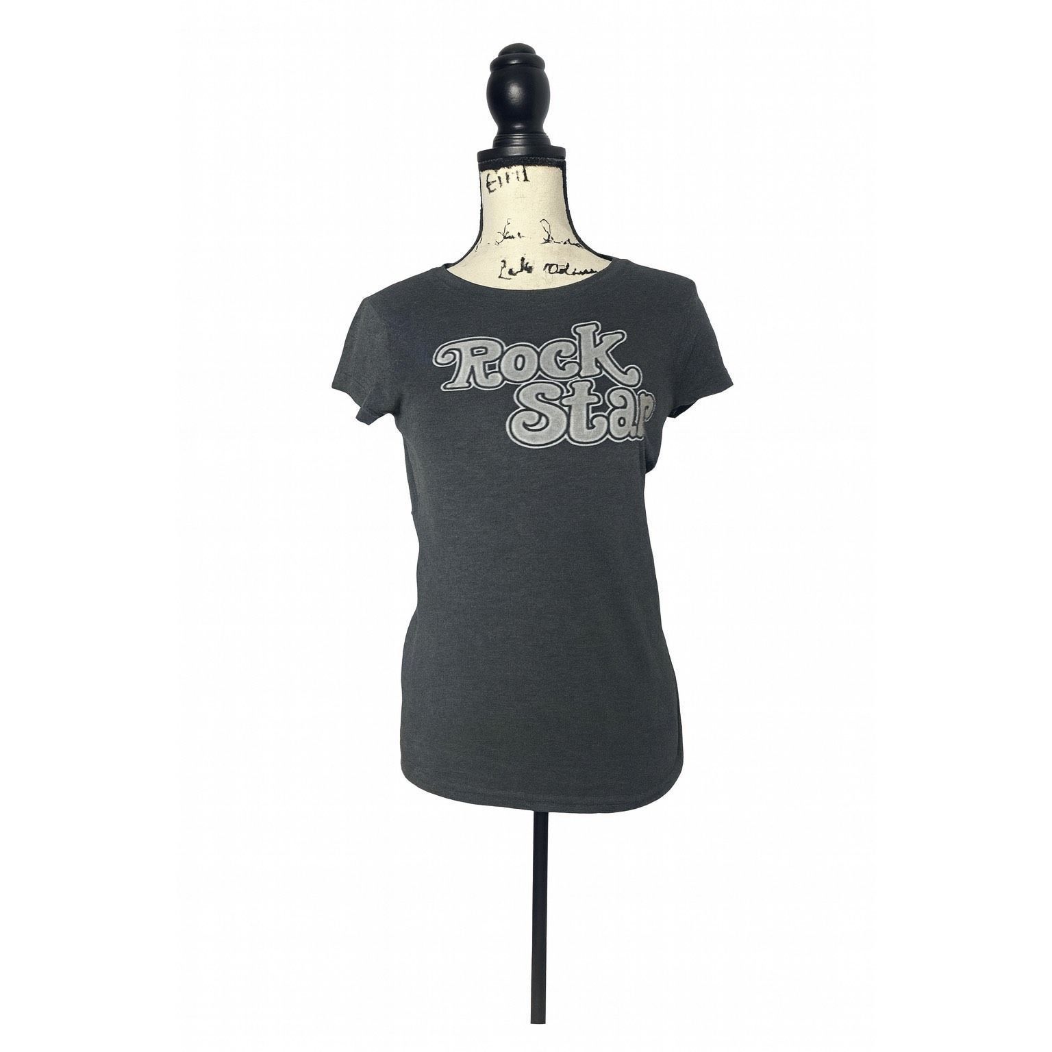 Gap Gap Women’s Rock Star Graphic Tee Black S | Vintage Retro Mu Size S / US 4 / IT 40 - 3 Thumbnail