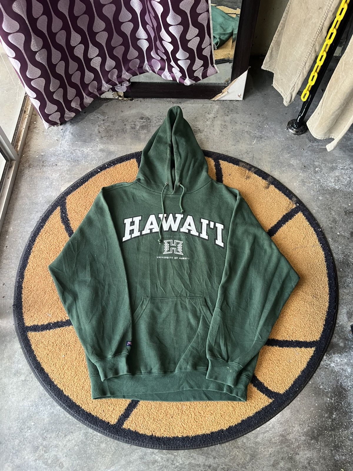 2000's VTG Jansport retailer Adult XS Hooded Sweatshirt Y2K University Of Hawaii Warriors