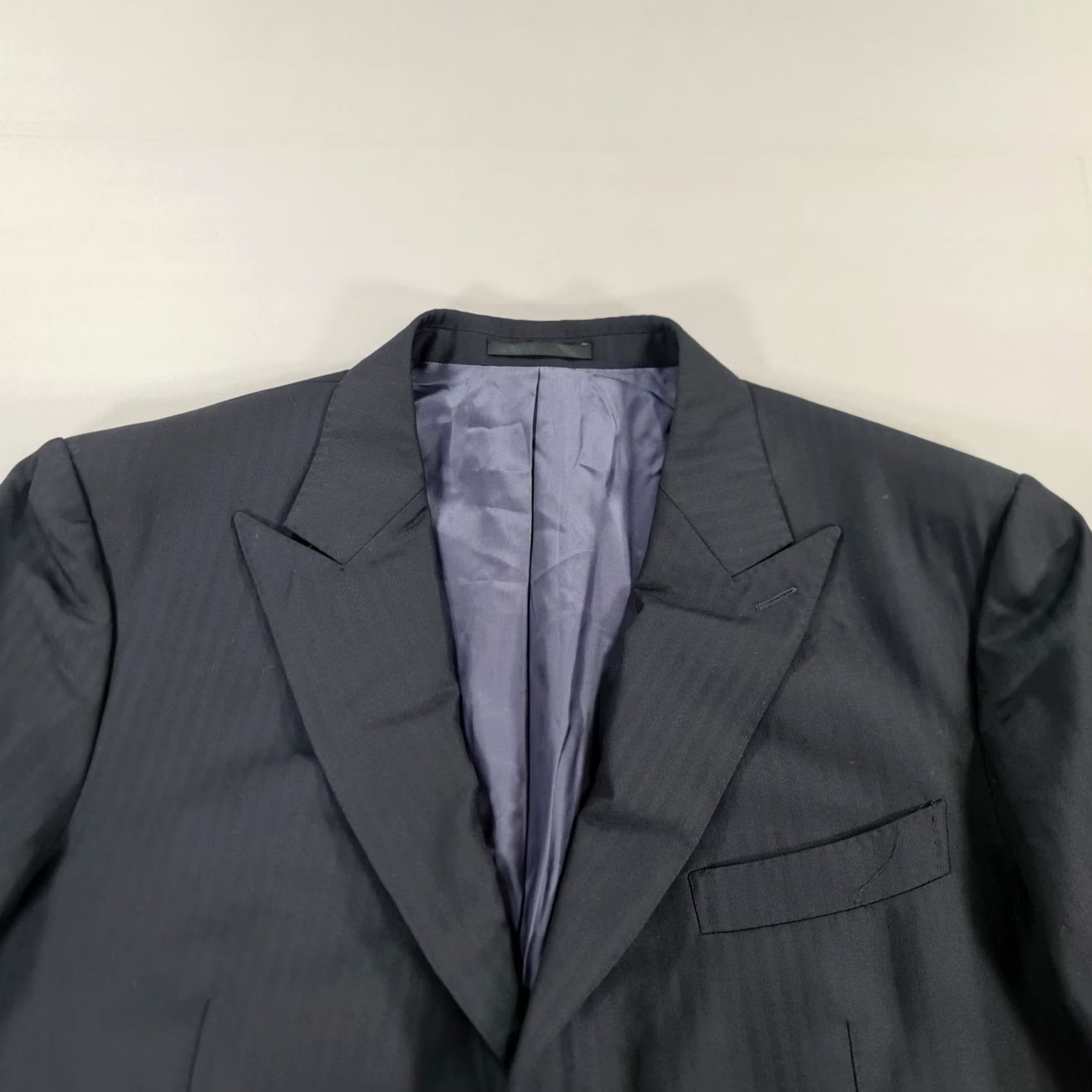 Suitsupply Suitsupply Mens Suit Jacket Dark Navy 50R Washington Wool Blazer Vitale Barberis Size 50R - 2 Thumbnail