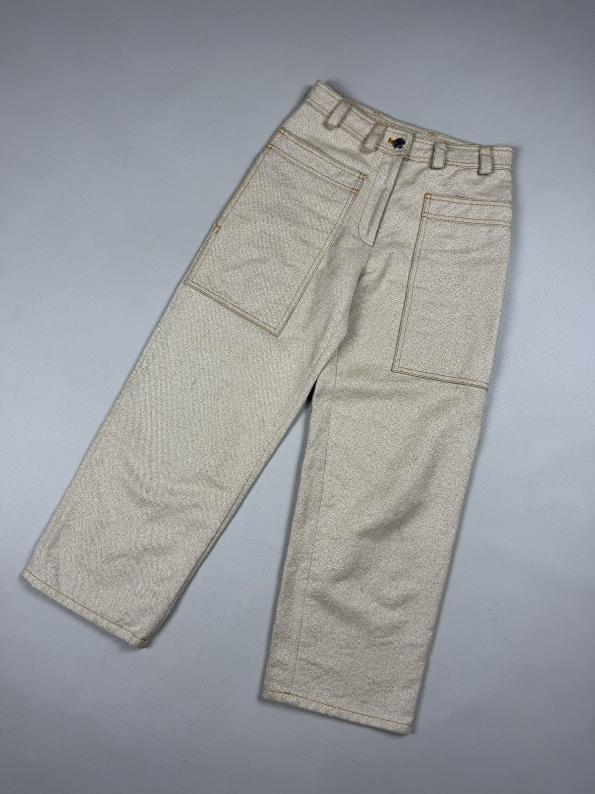 Acne Studios Acne Studios Milford W AS PAW 16 Cropped Work Trousers Jeans Size 24" / US 00 / IT 34 - 6 Thumbnail