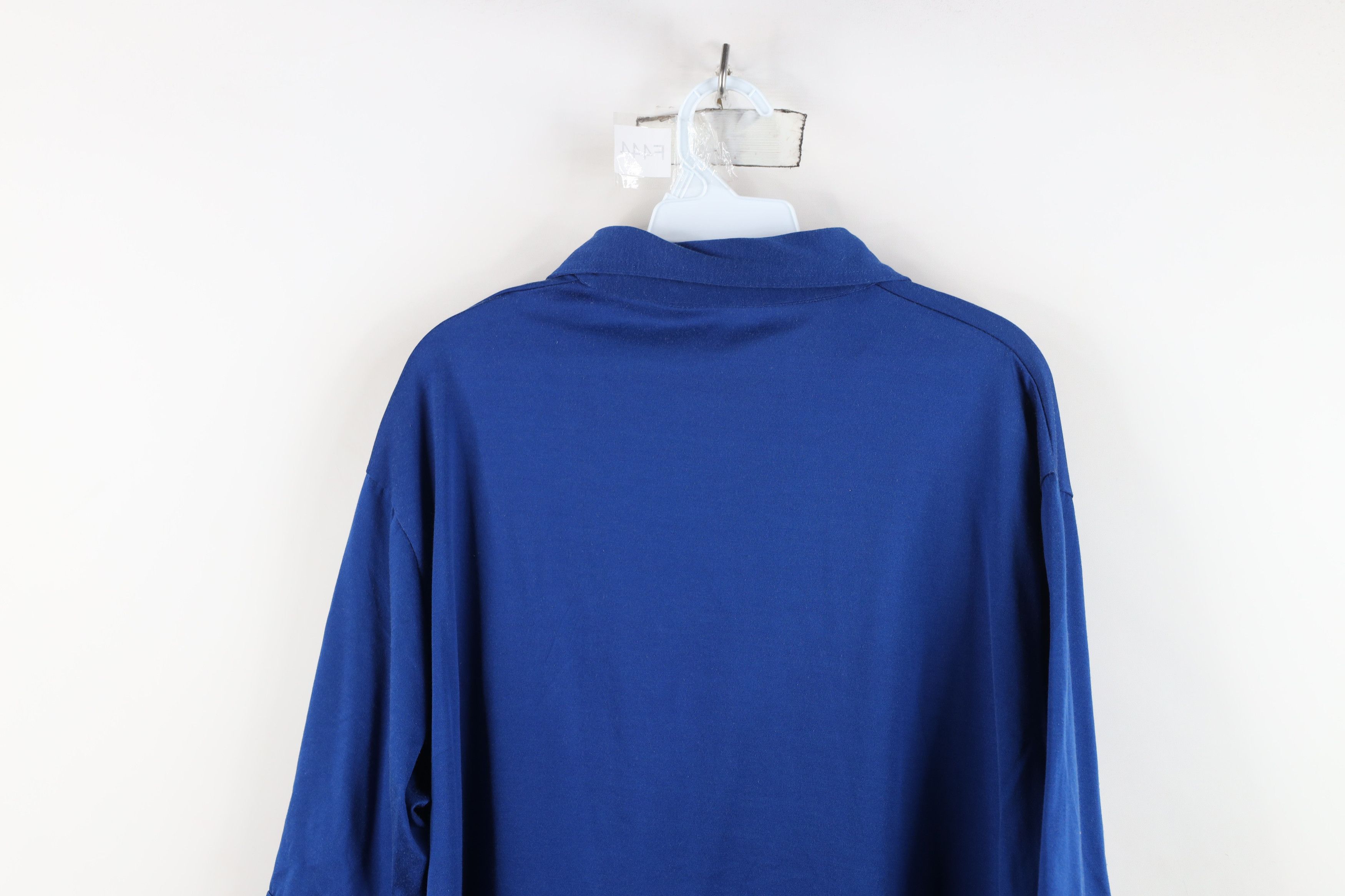 Vintage Vintage 70s 80s St Francis Bowling Collared Polo Shirt Blue Size US XXL / EU 58 / 5 - 14 Thumbnail