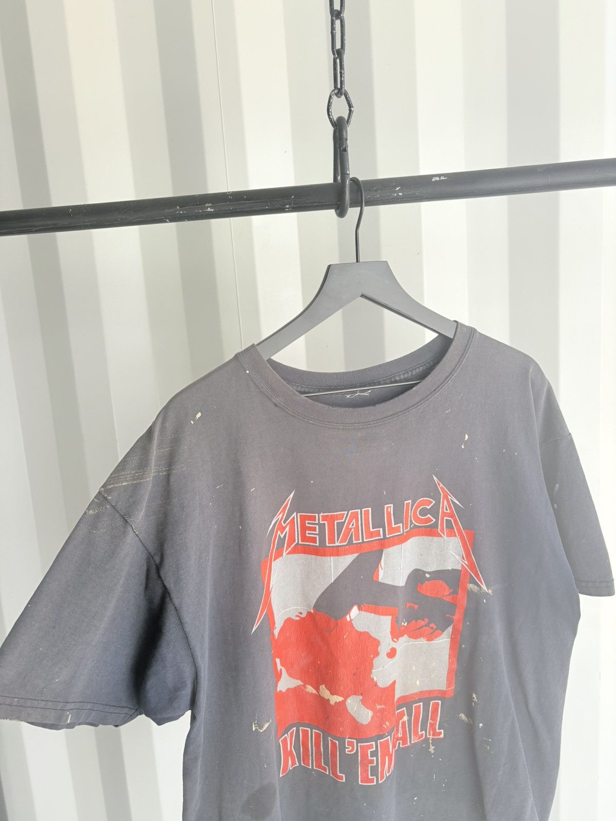 Band Tees Thrashed Metallica Kill Em Faded Distressed ERD GRUNGE WCC Size US XL / EU 56 / 4 - 5 Thumbnail