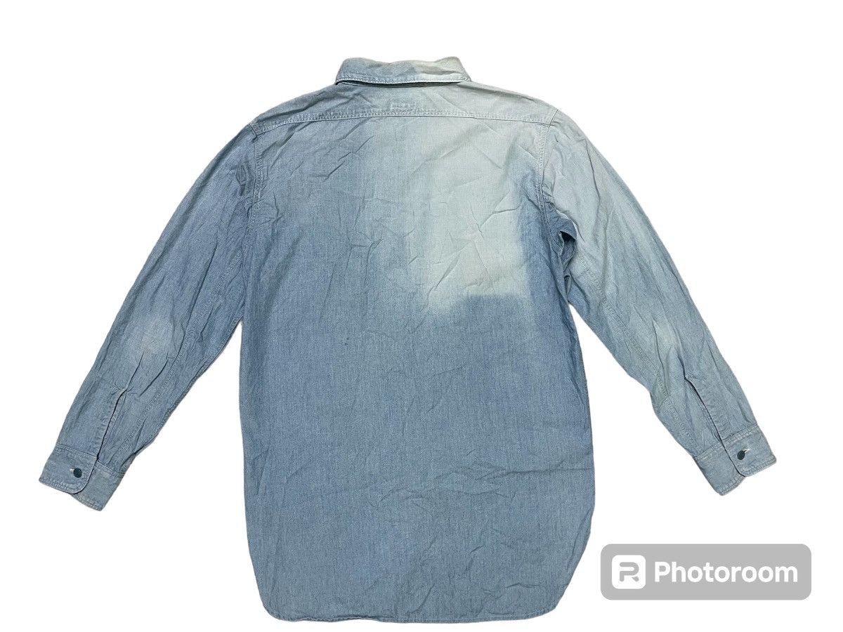Japanese Brand × Kapital × Kapital Kountry VINTAGE KAPITAL SOFT DENIM SHIRT WW2 INSIPIRED Size US M / EU 48-50 / 2 - 2 Thumbnail