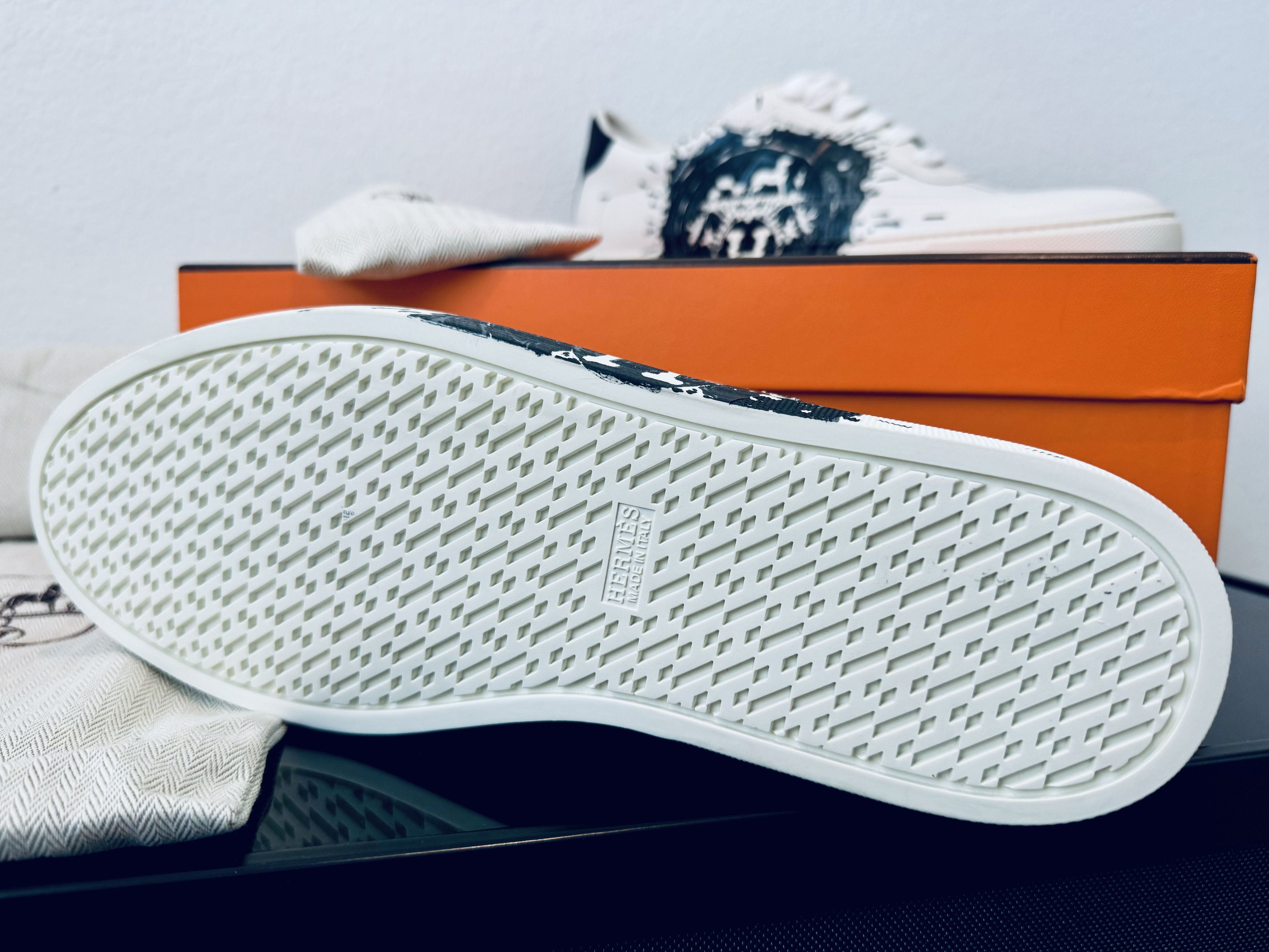 Hermes Quicker Peinture Fraiche Sneakers Size US 10.5 / EU 43-44 - 1 Thumbnail