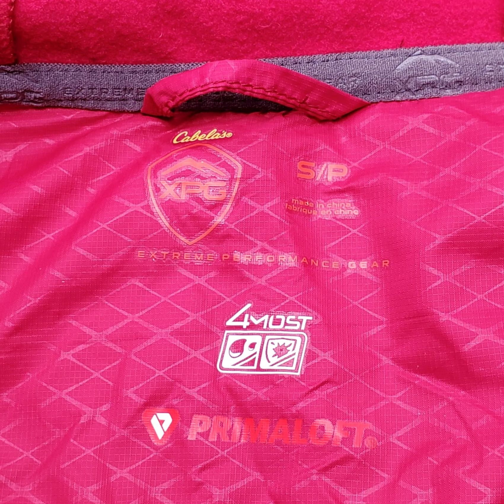 Vintage Cabela's Women's XPG PrimaLoft Nylon Red Puffer Packable Repel Jacket S Womens Jacket Packable, Nylon Red, XPG, Travel, Casual, Workwear, Outdoors Size S / US 4 / IT 40 - 2 Thumbnail